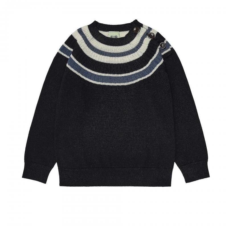 Kids Winter Sweaters Knitted Warm Wool Sweater With Neckline Cuff Wrapping Kids Knitted Pullovers For Cold Autumn Winter