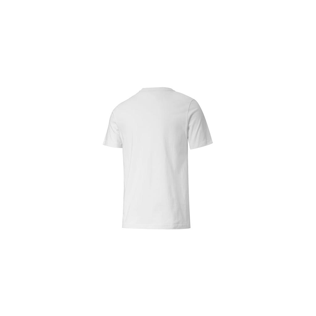 PUMA T Shirts Men's White Crew Neck Moderate Straight Fit 852308-02