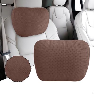 Reposacabezas de Coche para Cuello Ergonómico Universal Cómodo para Conducir Viajes Transpirable Reposacabezas y
