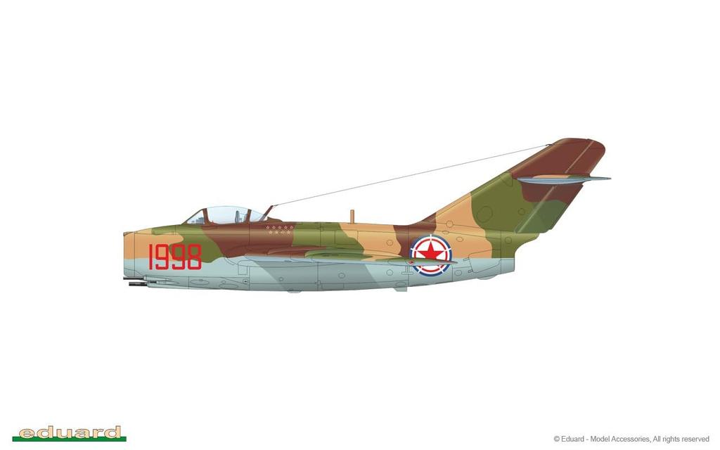 Eduard Profipack Plastic Model EDU7059 1/72 MiG-15bis