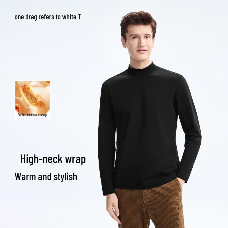 Thermal Mock Neck Long Sleeve Base Layer T-Shirt