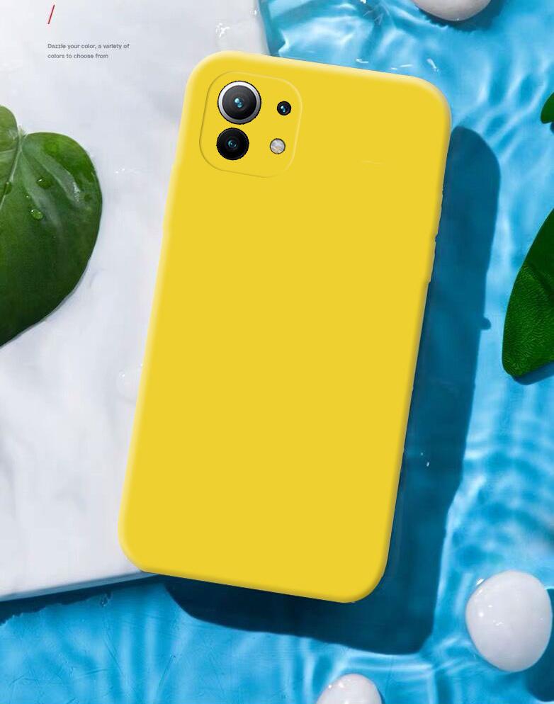 Płynne Silikonowe Etui na Telefon Dla Xiaomi Mi11 lite NE Mi 11 12 13 lite 11T 12T 13T Pro 5G Miękkie Wstrząsoodporne Etui