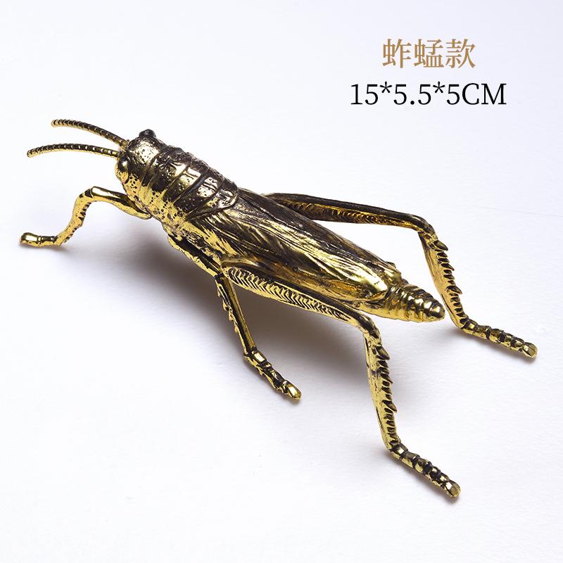 Gold Metal Insect Ornaments Butterfly Insect Statue Sculpture Animal Decoration Crafts Figurines Miniatures Home Accessories