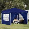 Pop Up Party Tent 288 X 288 X 245 Cm Blue Oxford Fabric
