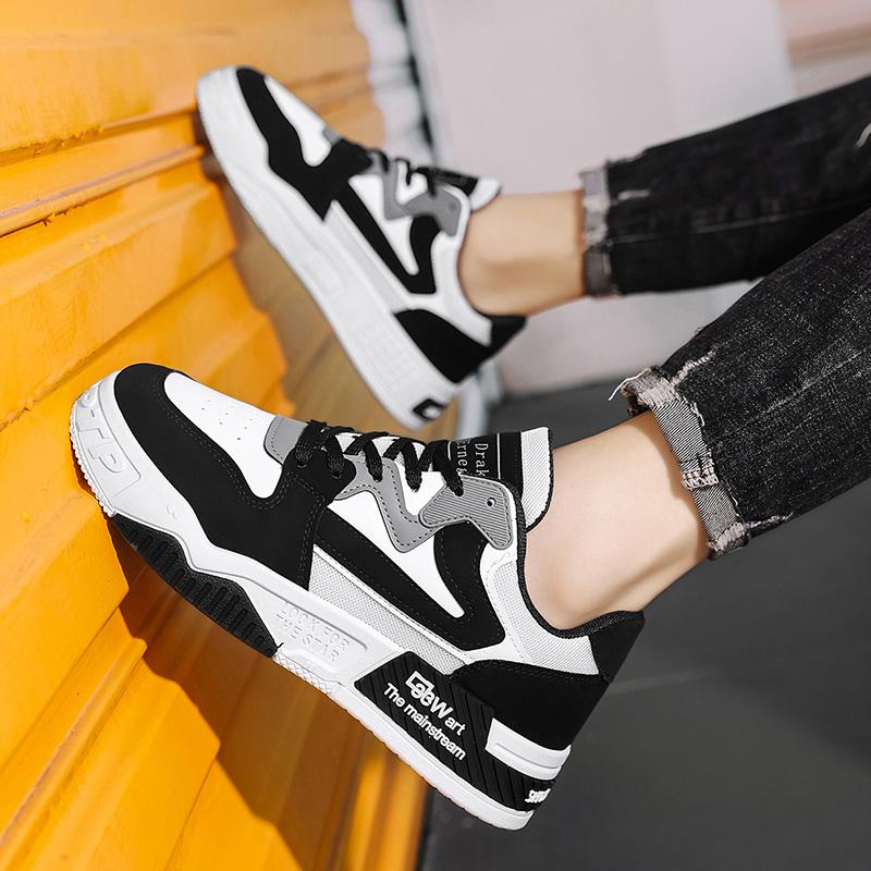 Fashion Men's Skateboard Shoes Comfortable Platform Sneakers Summer Outdoor Breathable Non-slip Casual Men Shoes Tenis Masculino