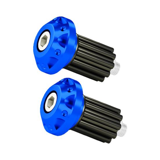 1 par motorsykkel styre ende CNC aluminiumslegering Universal motorsykkel scooter grep håndtak endeplugg trim deksel modifikasjonstilbehør