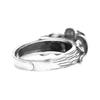 European and American Retro Rose Flower Opening Ring Personality Simple Female Palace Index Finger Adjustable Finger Ring