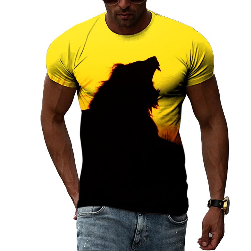 Disney - Ensemble T-shirt short garçon Imprimé Le Roi Lion - Jaune