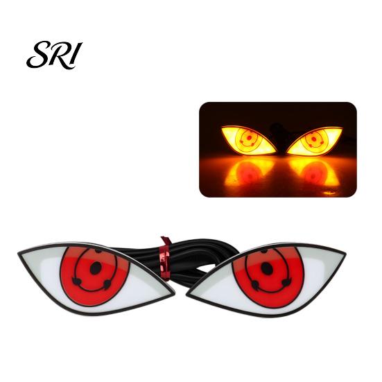 Stylish Vehicle Decorative Lights Ghost Eye Motorcycles LED with Waterproof Dynamic Eye-catching Motorcycle Lighting Rear Taillights for Car