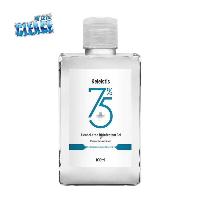 

Cleace 75% Alcohol No-Rinse Hand Sanitizer Gel 100ml x 10 bottles