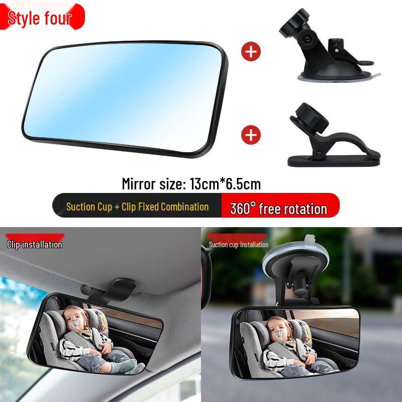 360° Rotating Baby Rearview Mirror for Cars
