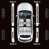 For BYD Sealion 5 DMI 2026 2025 Car Threshold Protection Sticker stainless steel Welcome Pedal Song Pro Dmi Accessories