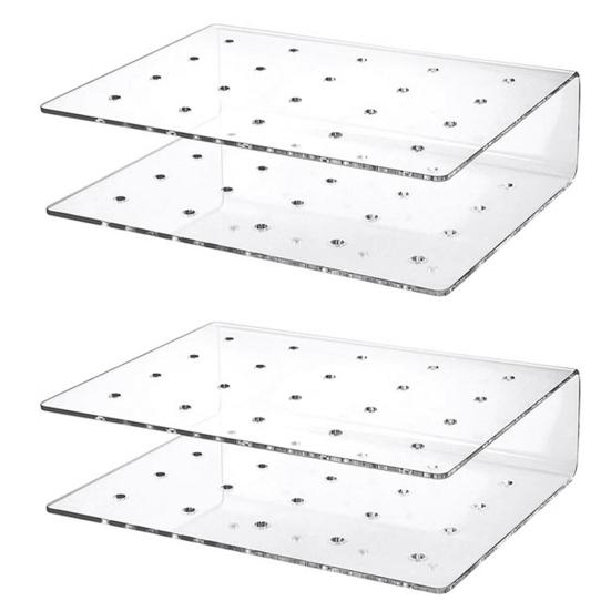 

Yousheng 2 шт. акриловый держатель для дисплея леденцов 15/20 отверстий прозрачный прочный нескользящий современный органайзер для хранения леденцов подставка B