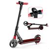 Monopattino Elettrico per Bambini ELSCOOT S3 Pieghevole - Leggero Ultra Portatile - Schermo LCD - 130W - 8 km - Per 6-12 anni - Nero