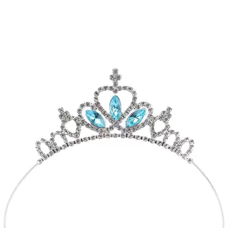 

Повязка на голову принцессы Эльзы: Детская модная заколка для волос и корона для переодевания Silver Heart Style