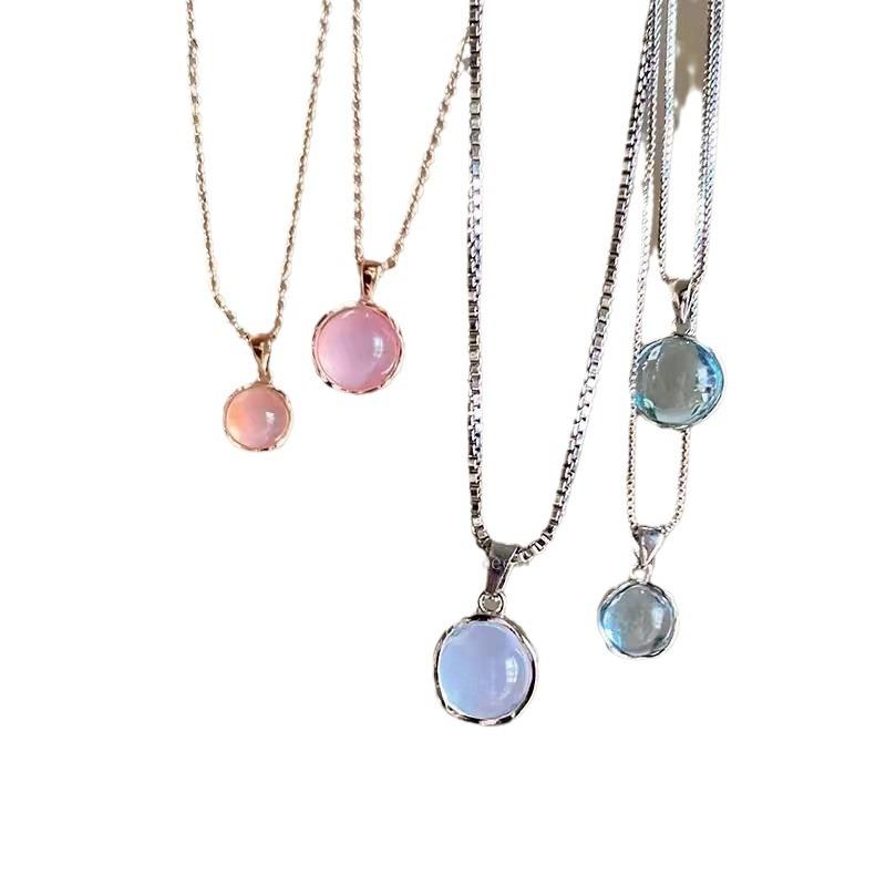 Anti-cat-eye Large Round Collar Chain for Women - Super Cute, Sweet, High-end Style Necklace, Luxury Neck Chain Set