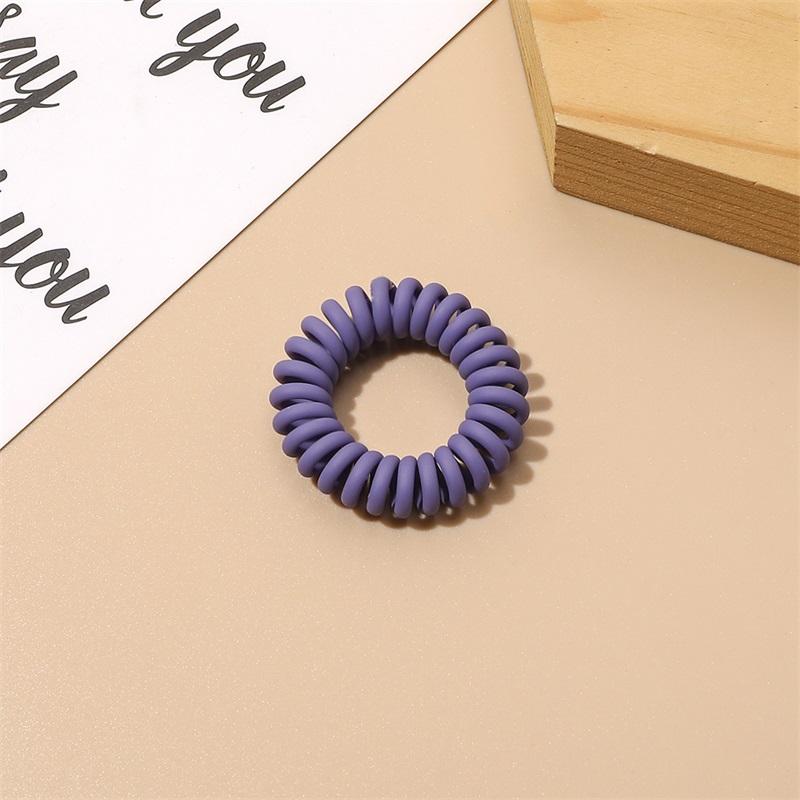 3pcs Hair Tie Women Multicolor Elastic Hair Band Spiral High Elasticity Telephone Wire Gum for Hair Rubber Band Hair Accessories