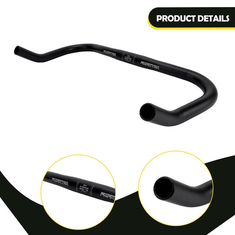 Bullhorn Bicycle Handlebar Component Easy to Install Ergonomic Sturdy Outdoor Riding Rest Bar Handlebar