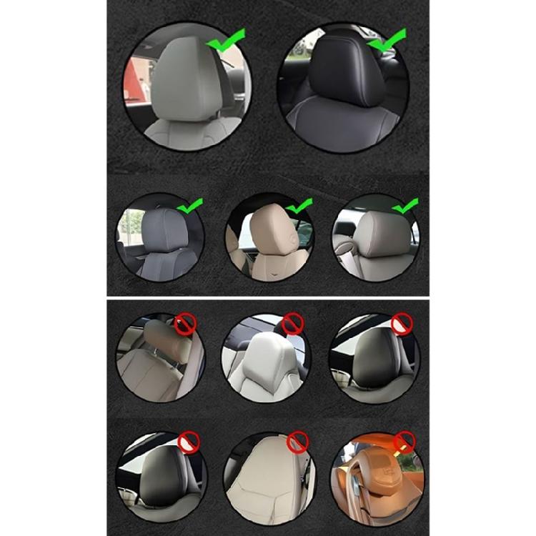 Halloween Inspired Car Headrest Protectors Soft Materials Universal Design Humorous Spooky Prints For Auto Interior 2pcs