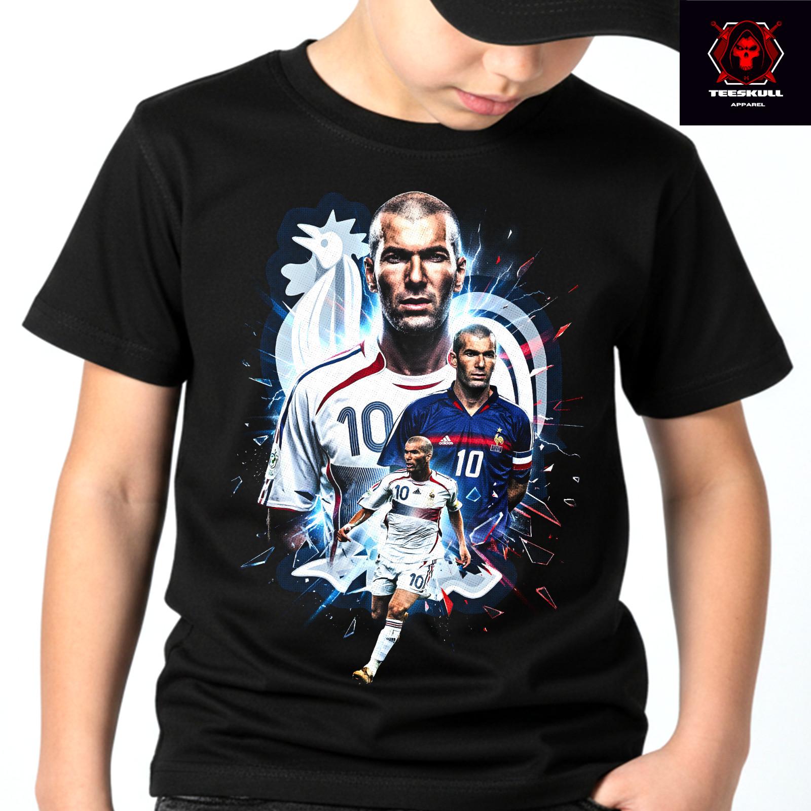 Zinedine Zidane France 2026 World Cup Football Legends Premium T-Shirt XL