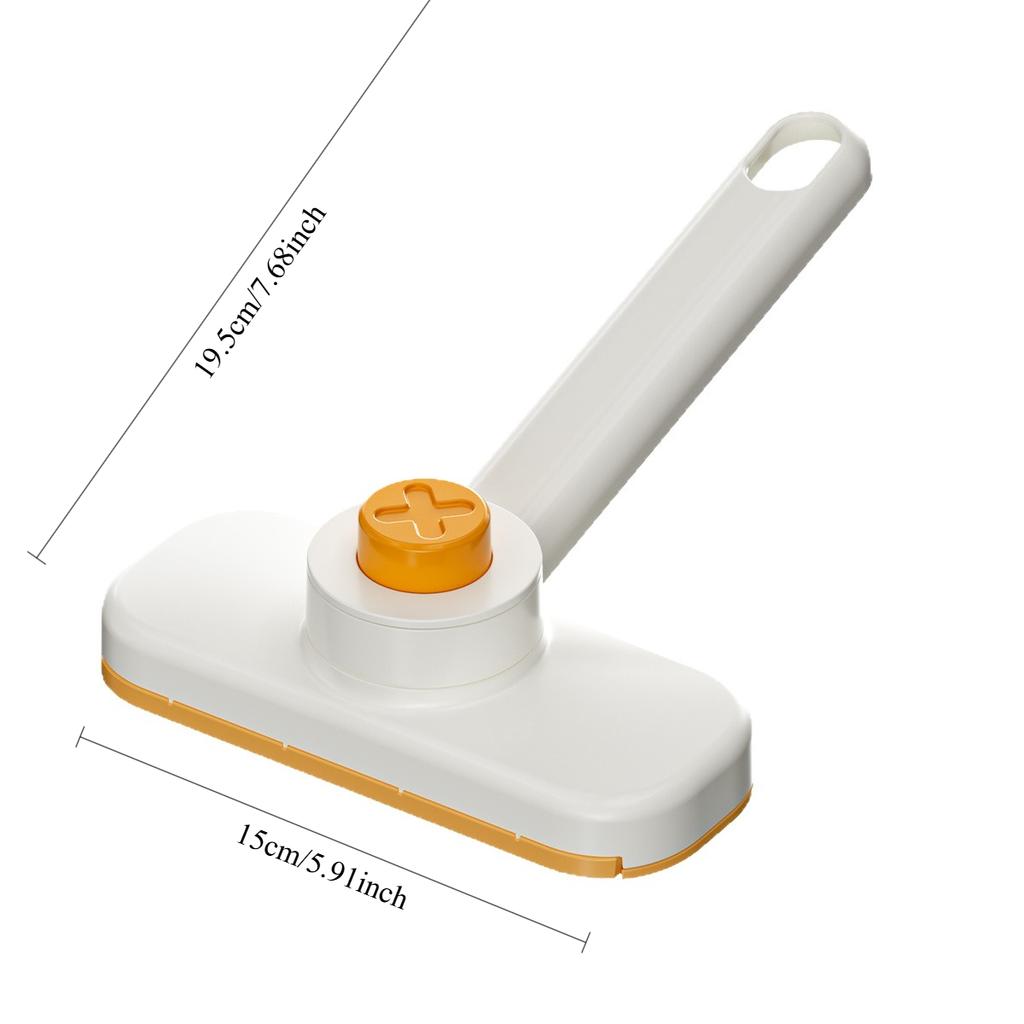 1PC Rotatable Clip-on Plastic Mop, Bathroom Wall Cleaning Brush, Hands-Free Automatic Floor Cleaner, Glass Cleaner, Holiday Gift