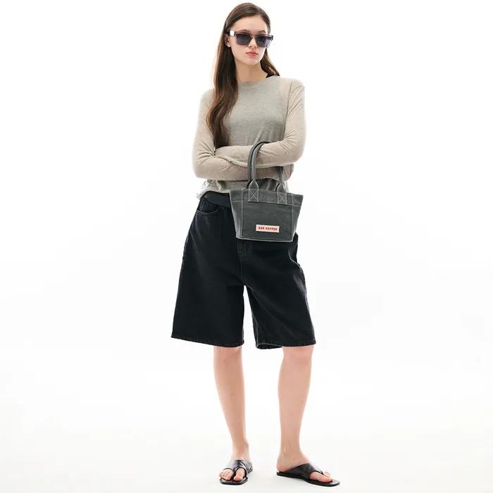 SHOPPER VINTAGE [CHARCOAL]-MINI