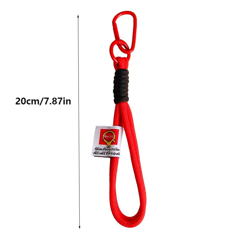 Yogodlns Fargerik nylon tau veskeanheng med karabinkrokspenner vesketilbehør reservedeler til vesker