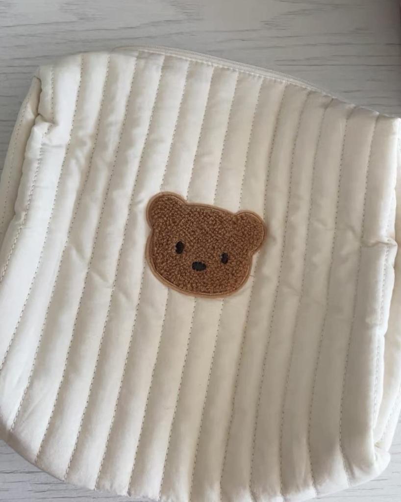 Party Park Large Capacity Stroller Bag for and Small and Convenient Bear Design Pouch, Diapers, Clothes, Items, Accessories, Items,