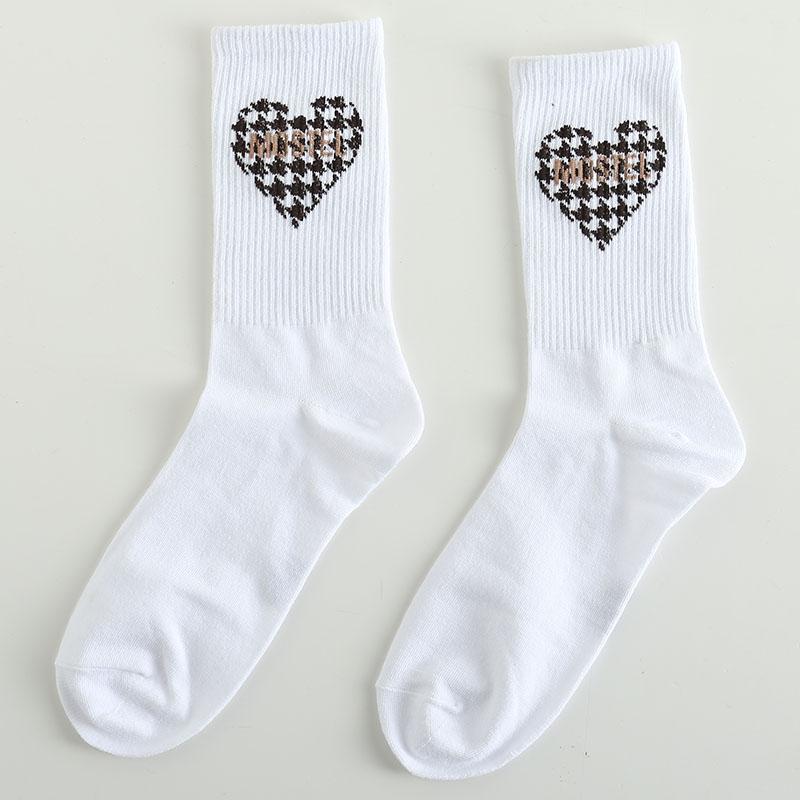 Roliga Herrstrumpor Glada Nya Mode Ins Stil Strumpor För Kvinnor Och Män Hip Hop Harajuku Tecknad Fotboll Bomullsstrumpor