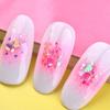 6 Pcs/Set Nail Art Sequins Different Size Glitter Powder Manicure Decoral Tips Polish Nail Stickers Mixed Design Case Set