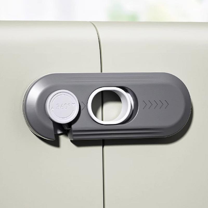 Home Refrigerator Lock Multi-Function Drawer Locks For Kids Security Protection Baby Anti-Pinch Hand Cabinet Door Buckle