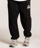 CREAM SODA LAB Human Highlight Logo Jogger Pants Black White