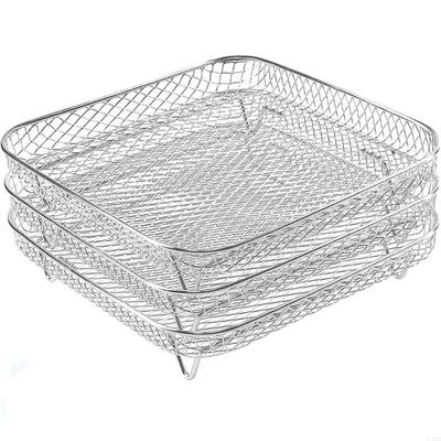 L5BD 3 Layers Grill Stands Air Fryers Stackable Rack Stainless Steel Dehydrator Rack
