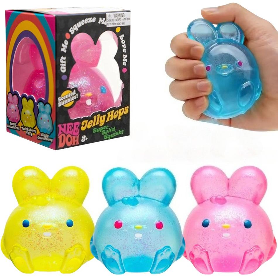 Schylling Needoh Nice Cube Cubo Sensoriale Fidget per Sollievo dallo Stress Ansia Strumento Sensoriale per la Concentrazione ADHD Gadget Calmante per Scrivania d'Ufficio