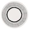Marimekko Plate, 25cm, Sirtolapuutarha, White and Black, 75530 075530 190, Large Plate, Western Tableware, Tableware, Nordic Tableware, Nordic Design