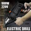 980W 220V High Power Electric Impact Drill Screwdriver Angle Grinder Polisher Cutting Machine Power Concrete Core Drill Tool