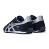 ONITSUKA TIGER Runspark Round Toe Comfortable Slip Resistant Durable Low Top Casual Shoes Unisex Sneaker Black Silver 1183B480-002