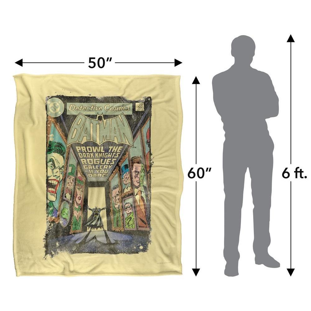 Batman Prowl The Gallery Comic Cover Blanket