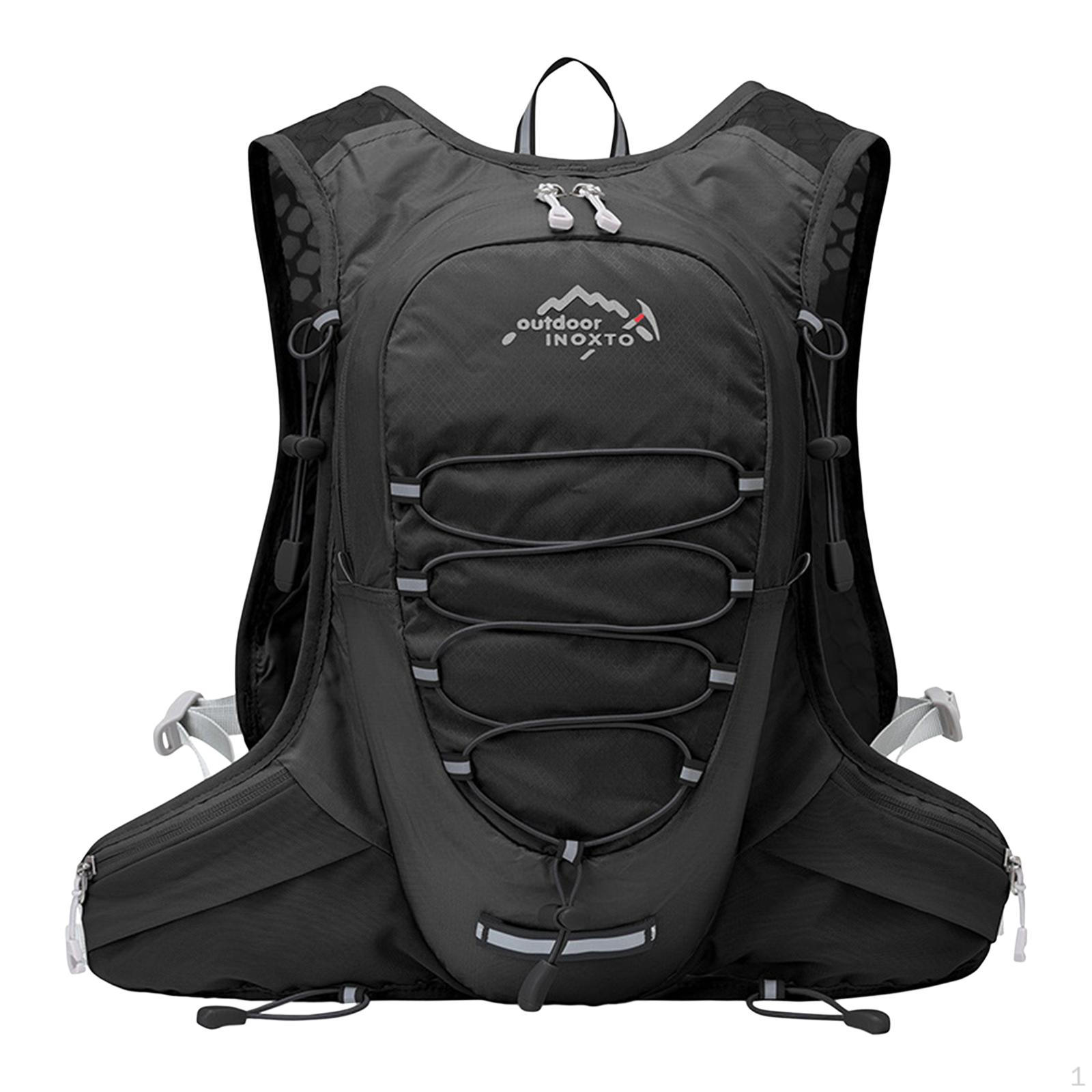 

Рюкзак для гидратации объемом 12 л для приключений на свежем воздухе чёрный