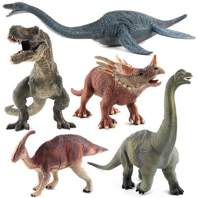 Juguetes de Dinosaurios de Simulación Juguetes de Gorilas de Plástico Modelo de Animales Dinosaurios Brachiosaurus Plesiosaurio Figuras de Acción Regalo para Niños Niños