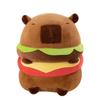 Capybara Hamburger Plush Doll Pillow - Cute Cross-border Toy for Girls