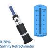 ATC Refractometer Seawater Salinity Meter 0-28% Salt Water Concentration Tester Salinometer Salinity Refractometer For Aquarium