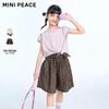 MiniPeace Sport-Serie T-Shirt & Shorts Set für Mädchen