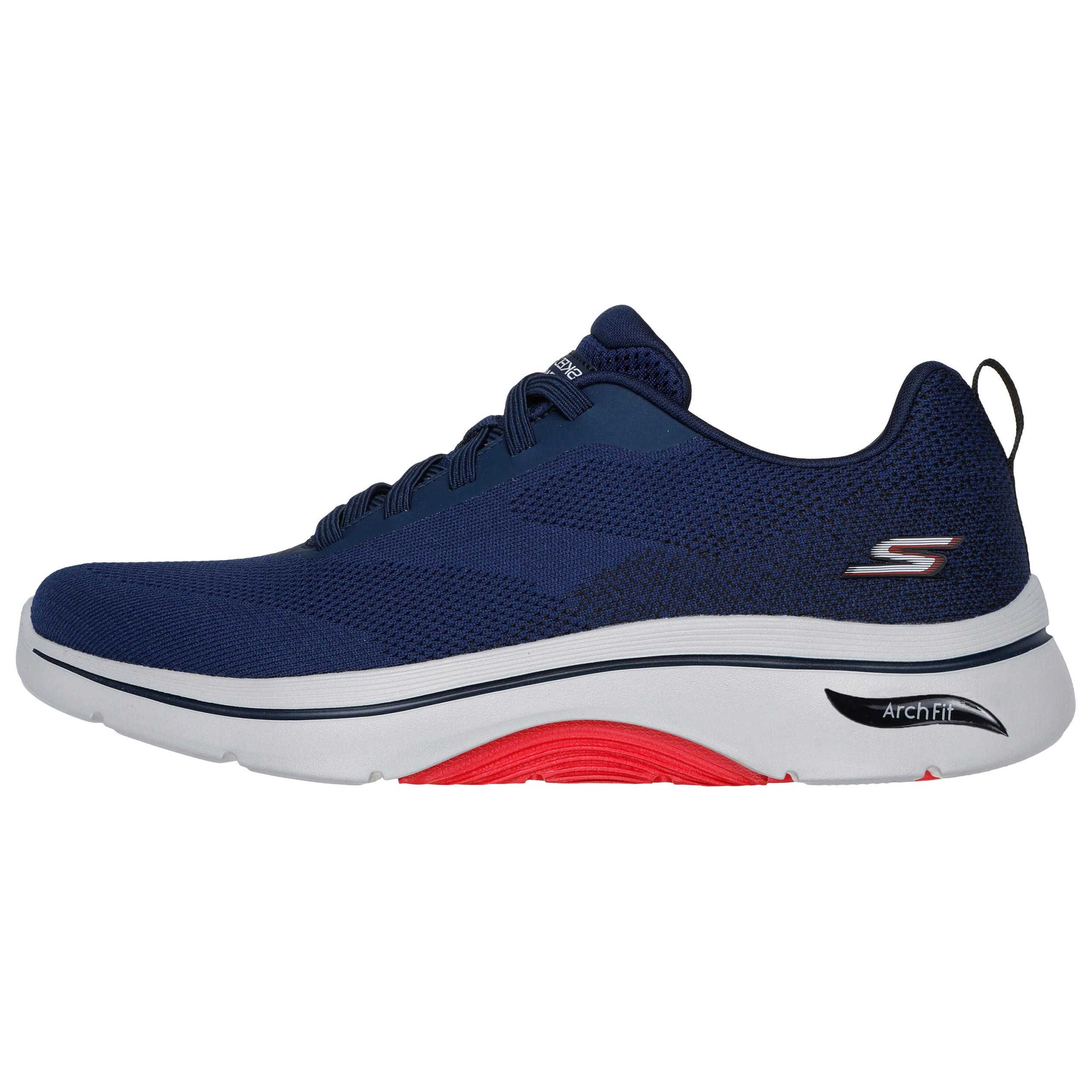 Skechers Go Walk Arch Fit 2.0 Temporal Comfortable Versatile Low-Top Casual Shoes Men sneakers Blue 216524-NVRD 40