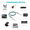 Double-Shielded 6.35mm Mono Electric Guitar Audio Cable