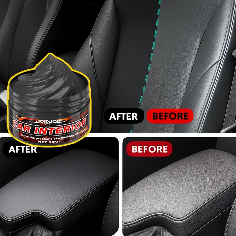 JOKJOK All-in-One Autoinnenraum- & Reifenaufbereitungspaste - Schwärzungs- & Aufhellungspaste für Armaturenbrett, Türverkleidungen, Zierleisten - Re