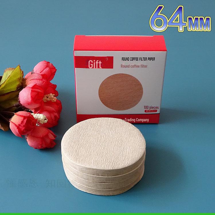 Round Coffee Filter Paper No. 369 for Moka Pot, Ice Drip, and Vietnamese Pour Over