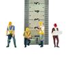 Precisions 1:64 Construction Building Worker Miniature Model Ideal For Architectural Scene And Hobbyists Ornaments Gift