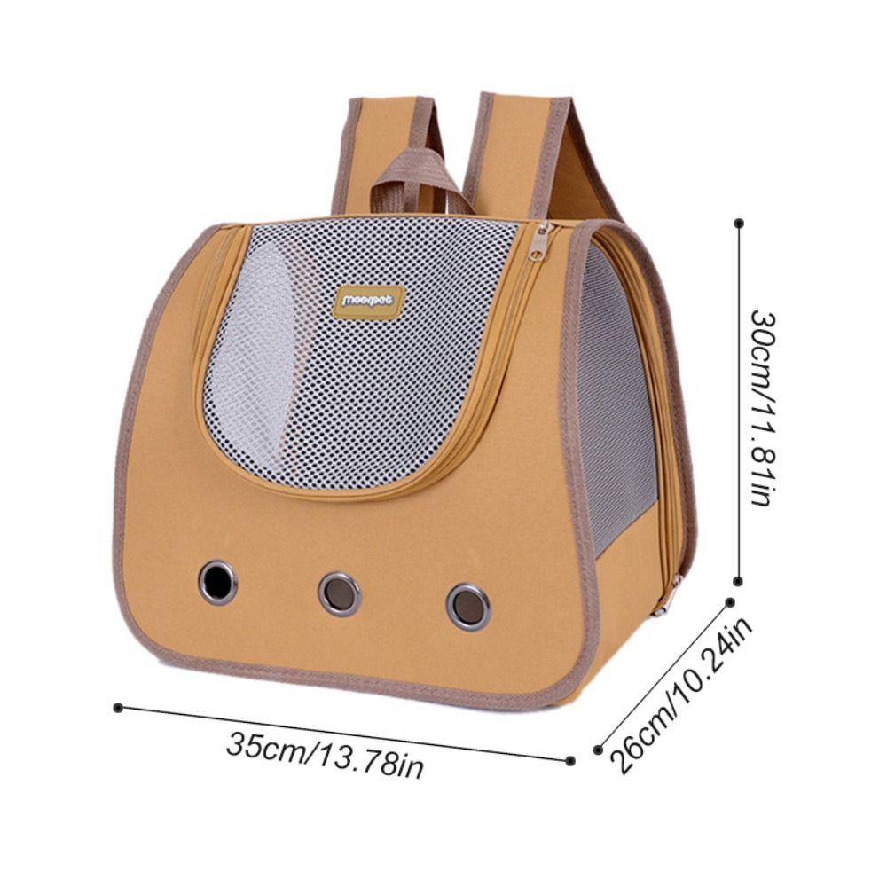 Lightweight Large Capacity Cat Carrier Bag Breathable Portable Pet Carrying Bag Pet Travel Backpack Puppy