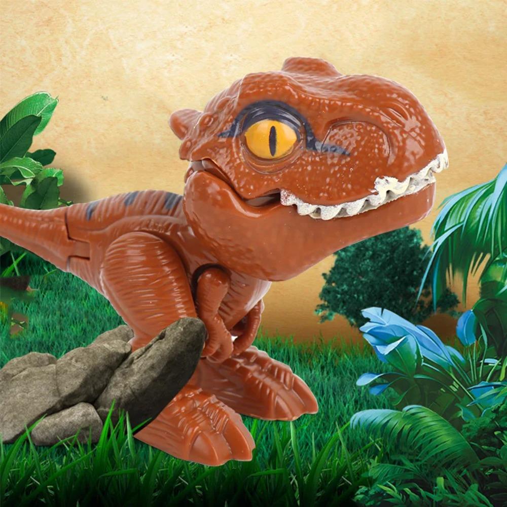 Finger Biting Dinosaur Toy Multi Joint Movable Jurassic Toys Dinosaur Tyrannosaur Finger Biting Dinosaur Dinosaur Model Toy Gift